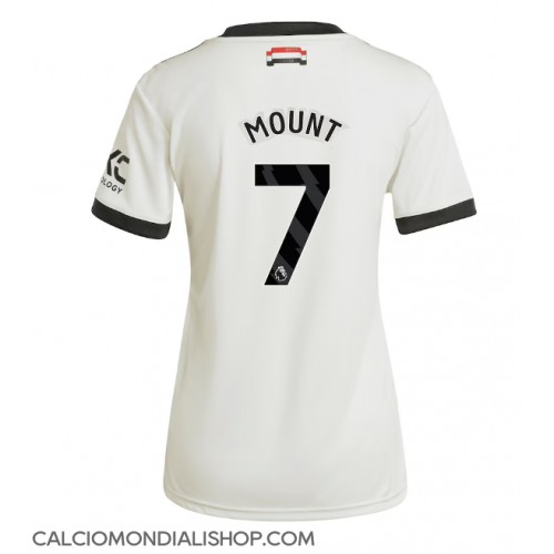 Maglie da calcio Manchester United Mason Mount #7 Terza Maglia Femminile 2024-25 Manica Corta